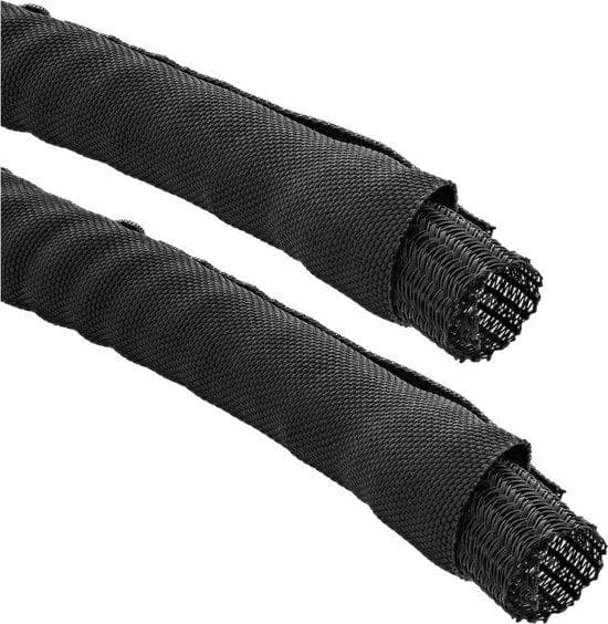 InLine selvlukkende sleeving - Fleksibel kabellinje - 5,0 m - Sort (59995A)