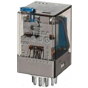 Finder stik relæ 24 V/DC 10 A 3 skiftekontakter 60.13.9.024.0040 1 stk (60.13.9.024.0040)