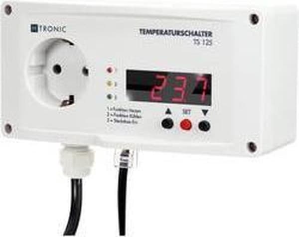 H-Tronic TS 125 Temperaturbrytare -55 - 125 °C 3000 W