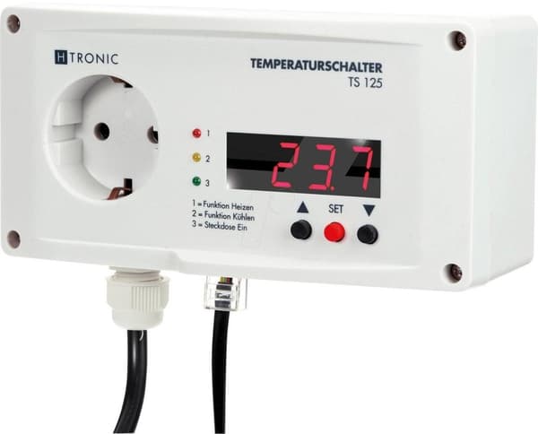 H-Tronic TS 125 Temperaturkontakt -55 - 125 °C 3000 W