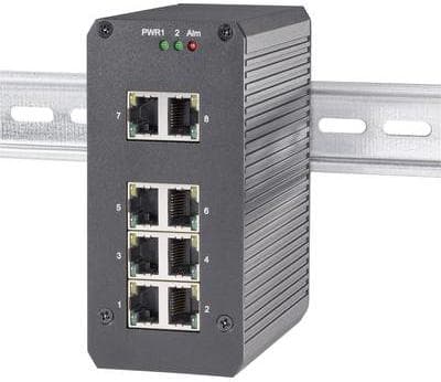 Renkforce industriell switch ohanterad GSHS800 Antal Ethernet-portar 8 LAN-överföringshastighet 1 Gbit/s (RF-3336016)