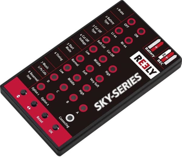 Reely-programmeringskort Velegnet til: Sky-Regler-serien