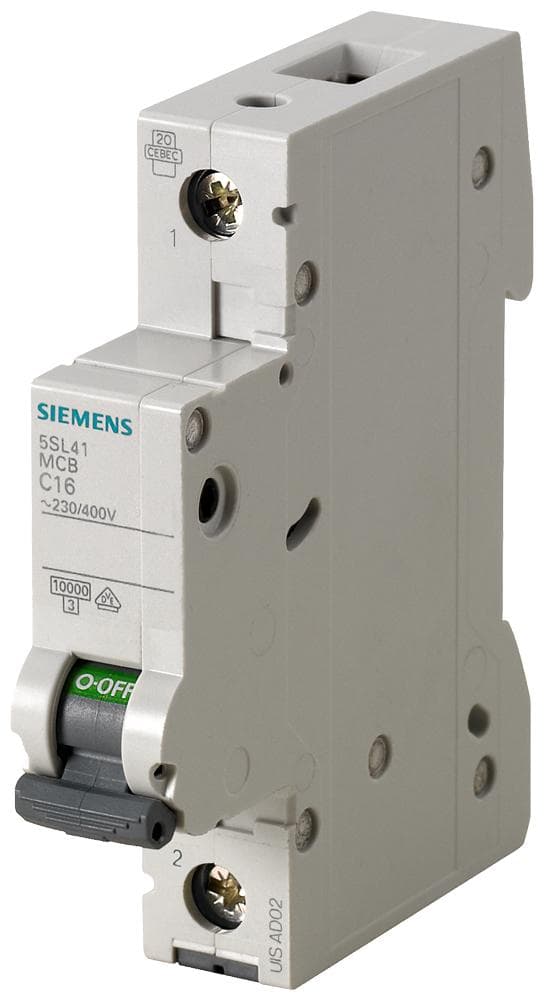 Siemens 5SL4106-6 Miniatureafbryder B-type 1P afbryder (5SL4106-6)