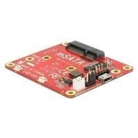 DeLOCK - Tallennusohjain - mSATA (mSATA) - mSATA - 600 Mbps - USB2.0 (62648) musta, Punainen