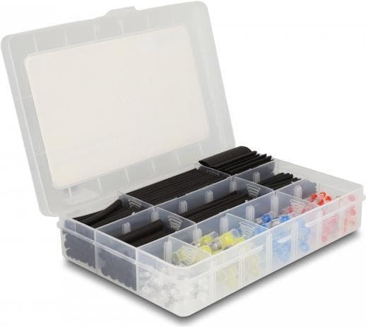 Delock Schrumpfschlauch mit Lötdrahtverbinder Sortimentsbox 308-teilig (20907)