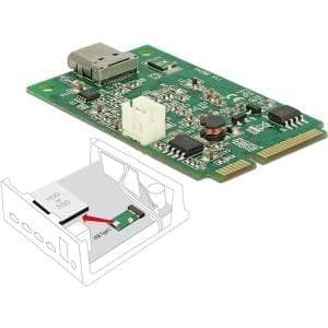 Delock Mini PCIe I/O PCIe full storlek 1 x USB Type-C™ 3.1 Gen 2 hona (95259)