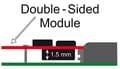 Miniatyrbillede 5 af 6: Delock PCIe x1 > 2 x M.2 Key B lav profil formfaktor