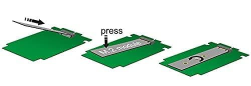 Delock PCIe x1 > 2 x M.2 Key B lav profil formfaktor