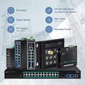 Pikkukuva 6 / 6: TRENDnet TI-PG541I - Kytkin - hallittu - 4 x 10/100/1000 (PoE+) + 1 x 10/100/1000 + 1 x Gigabit SFP - DIN-kiskoon asennettava - PoE+ (TI-PG541I)