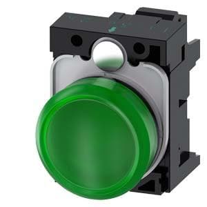 Siemens 3SU1106-6AA40-3AA0 Alarmlysindikator Grøn (3SU11066AA403AA0)