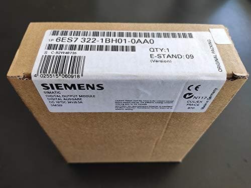 Siemens 6ES73221BH010AA0 SIMATIC S7-300 DIGITAL OUTPUT SM 322 16DA 24VDC 0,5A (6ES73221BH010AA0)