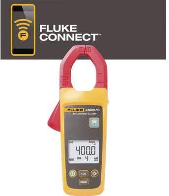 Fluke FLK-a3000 FC Strømklemme Kalibreret i henhold til DAkkS digital datalogger CAT III 600 V (4401588)
