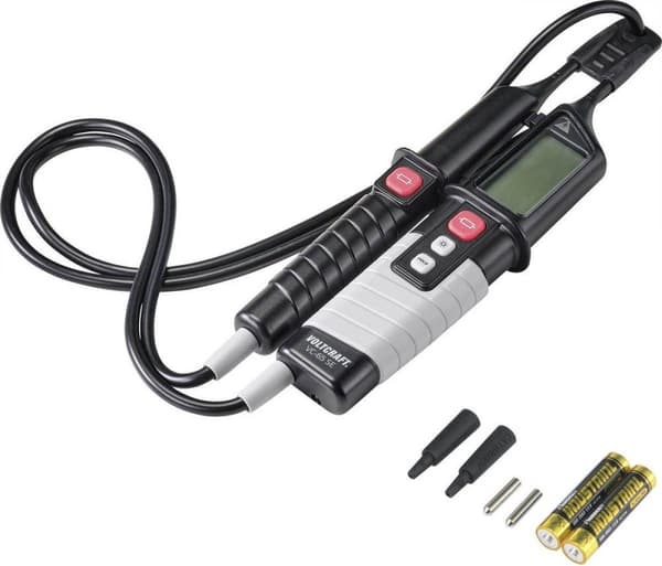 VOLTCRAFT VC-65 SE Kaksinapainen jännitetesteri CAT III 1000 V, CAT IV 600 V Akustinen, LCD, LED
