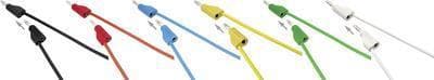 VOLTCRAFT MSB-300 mätledningssats [lamellplugg 4 mm - lamellplugg 4 mm] 0,50 m (MSB-300-0,5)