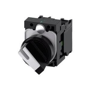 Siemens kiertokytkin eturengas muovi musta, valkoinen 1 x 90 ° SIRIUS ACT 3SU1100-2BF60-1MA0 1 kpl (3SU1100-2BF60-1MA0)
