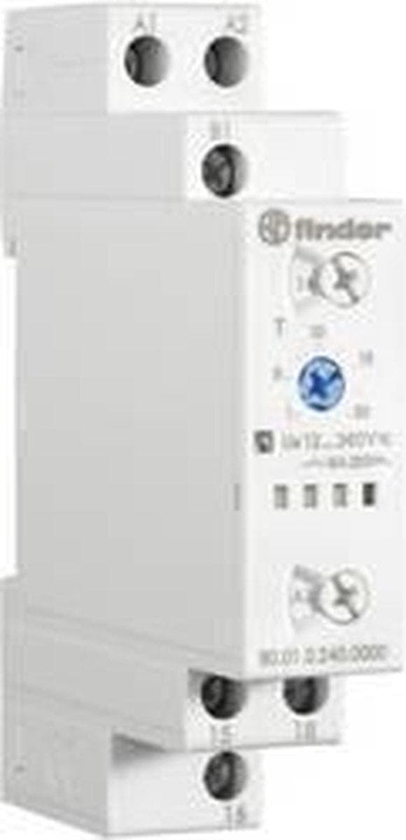 Finder 80.01.0.240.0000 Tidsrelä Multifunktionell 1 stycke(r) Varaktighet: 24 h (max) 1x växlingskontakt