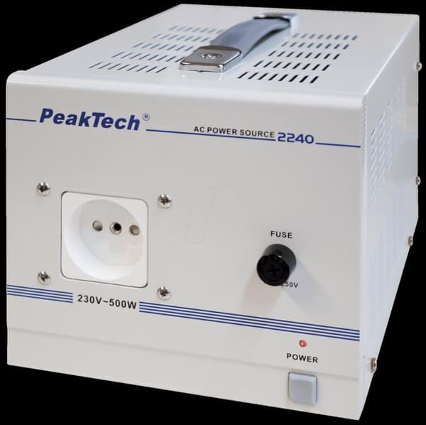 PeakTech-erotusmuuntaja 500 WF (CEE 7/4) (PeakTech 2240)