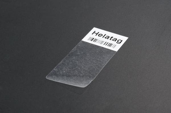 Hellermann Tyton 594-81104 skrivaretikett Transparent, vit Självhäftande skrivaretikett