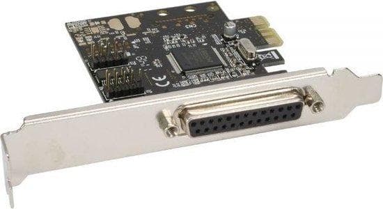 inLine-liitäntäkortti - Rinnakkais-/sarjasovitin - PCI Express x1 - rinnakkaisliitäntä, RS-232 - 2 liitintä + 1 rinnakkaisportti (76624C)