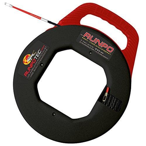 Runpotec 10013 RUNPO 5 20m Ø 5,3 mm snoet. Professionel kabeltrækanordning med plastikboks,