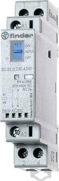 Miniatyrbillede 1 af 2: Finder 22.32.0.024.4520 Kontaktor 1x NO, 1x NC 24 V/DC, 24 V/AC 25 A 1 stk.