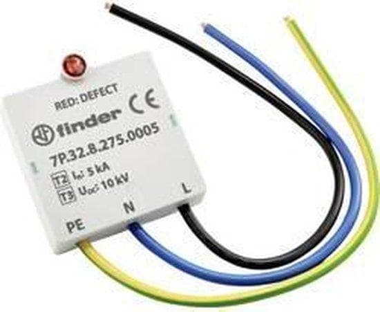 Finder 7P.32.8.275.0005 7P.32.8.275.0005 Ylijännitesuoja Ylijännitesuoja: Jakokaappi 1 kpl (7P.32.8.275.0005)
