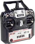 Miniatyrbillede 1 af 5: Reely HT-10 RC håndsender 2,4 GHz Antal kanaler: 10 Inkl. modtager