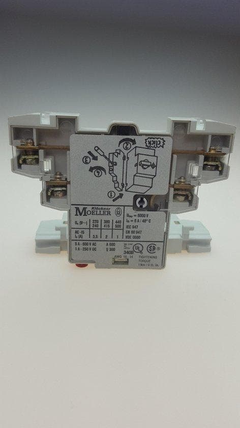 Eaton tripindikator 240 V/AC 3,5 A 2 NC kontakter AGM2-01-PKZ0 1 stk (072899)