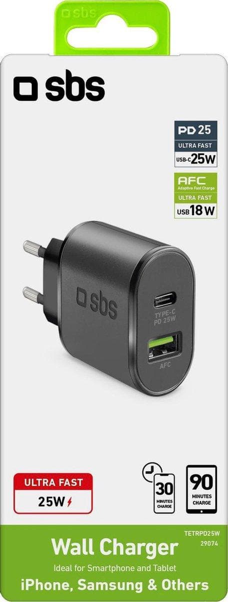 SBS 25W strømforsyningslader