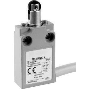 Panasonic endestopkontakt 24 V 5 A rullestempel drejeligt MEM1G12ZD IP67 1 stk (MEM1G12ZD)