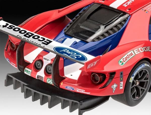 Revell Modellsats Ford Gt Le Mans 1:24 Blå/röd 88-delar