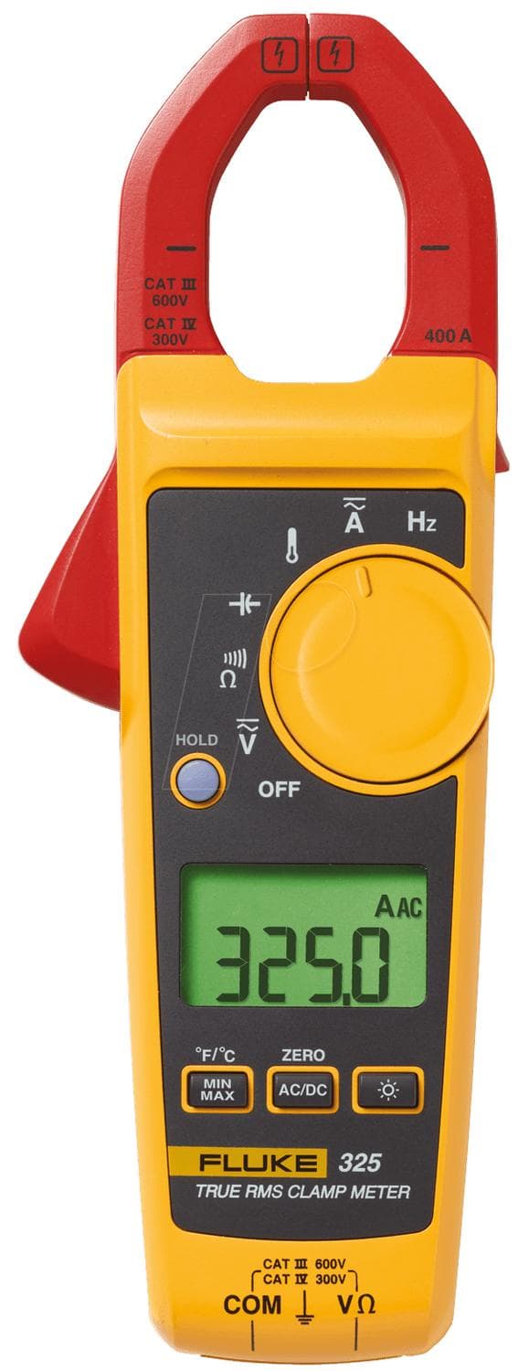 Fluke 325 - CAT III 600V,CAT IV 300V - 400A - 400A - 600V - 600V - 40 Ohm (4152643)