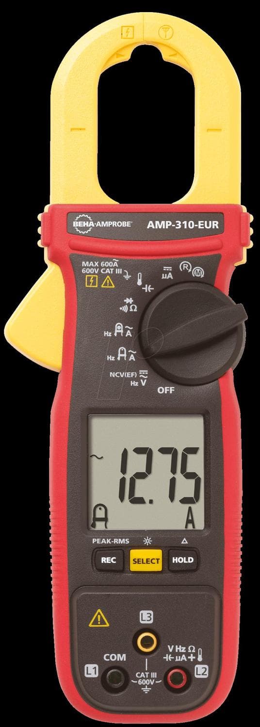 Fluke klemmemåler AC 600A AC TRMS HVAC AMP-310-EUR (4560603)