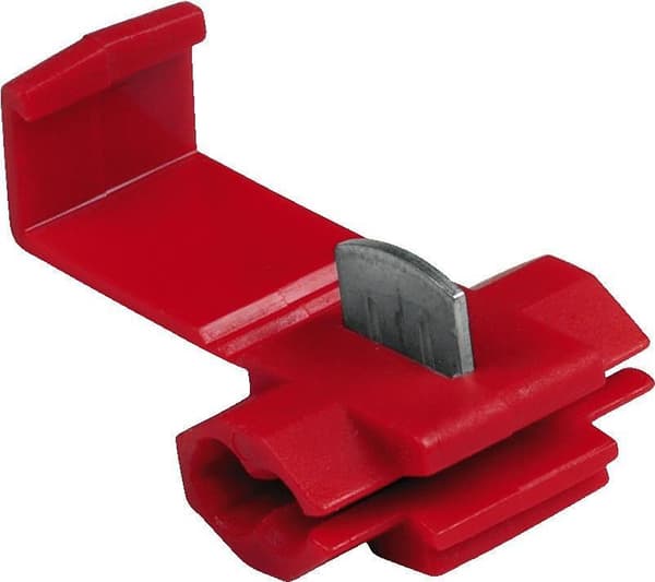 Hama Clamping Connector - rød - 5 stk. Kabelklemme rød 5 stk. (00045793)