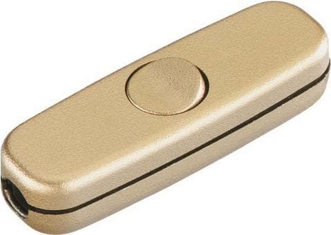 Bachmann 924046 BACH mellankabelomkopplare 924.046 1-stift guld