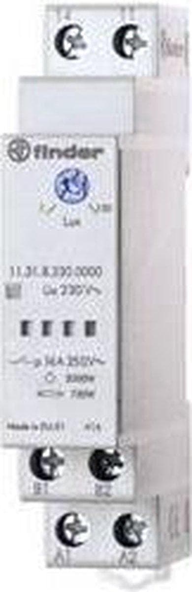 Finder 11.31.8.230.0000 Skumringsafbryder 1 stk(e) Forsyningsspænding (antal):230 V/AC Lysfølsomhed: 1 - 100 lx 1x NO