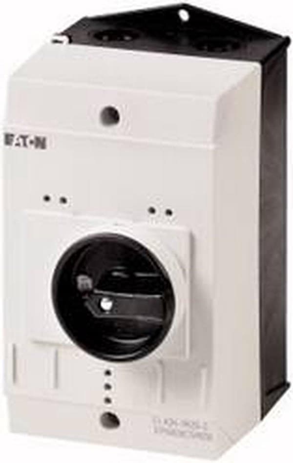 Eaton CI-K2-PKZ0-NA-G Tomt hus Med drejekontakt (LxBxH) 130 x 100 x 160 mm Sort, Grå 1 stk.