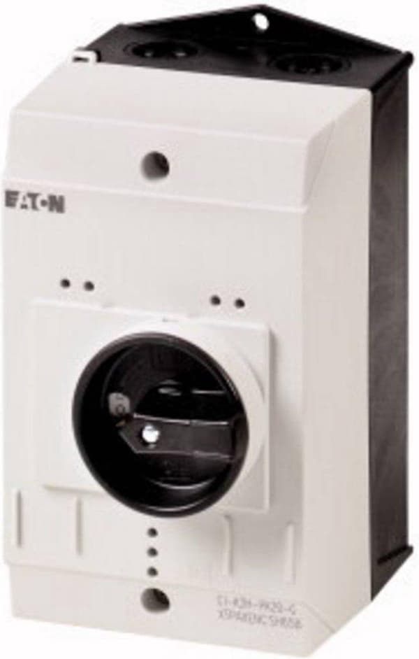 Eaton CI-K2-PKZ0-NA-G Tomt hus Med drejekontakt (LxBxH) 130 x 100 x 160 mm Sort, Grå 1 stk.