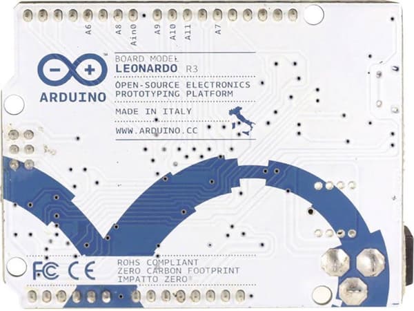 Arduino Leonardo uden Headers Development board Core ATMega32