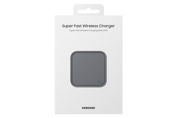 Samsung Wireless Charger Pad - med rejseadapter - Sort