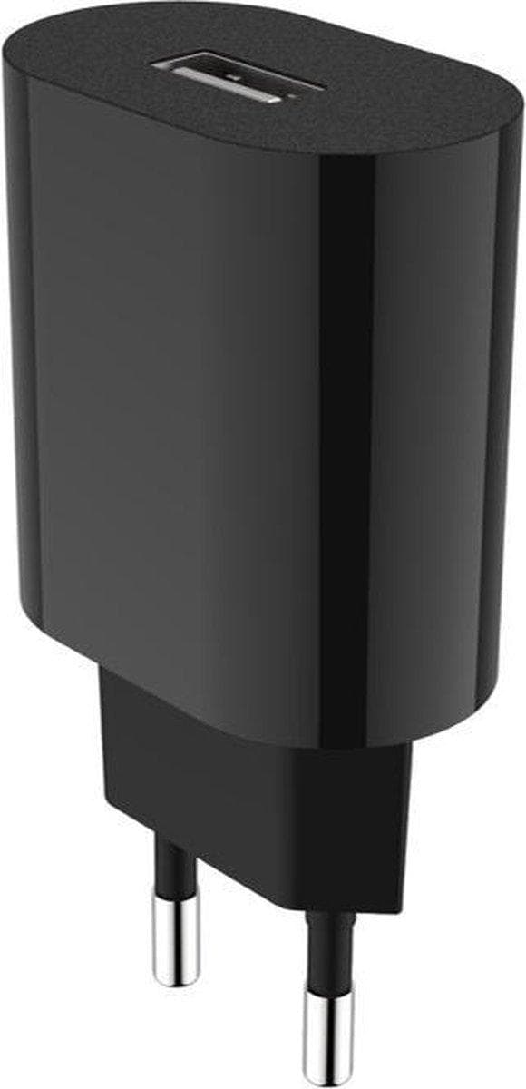 RealPower FreeCharge-10 Trådløs oplader 10W inkl. vægoplader sort pink