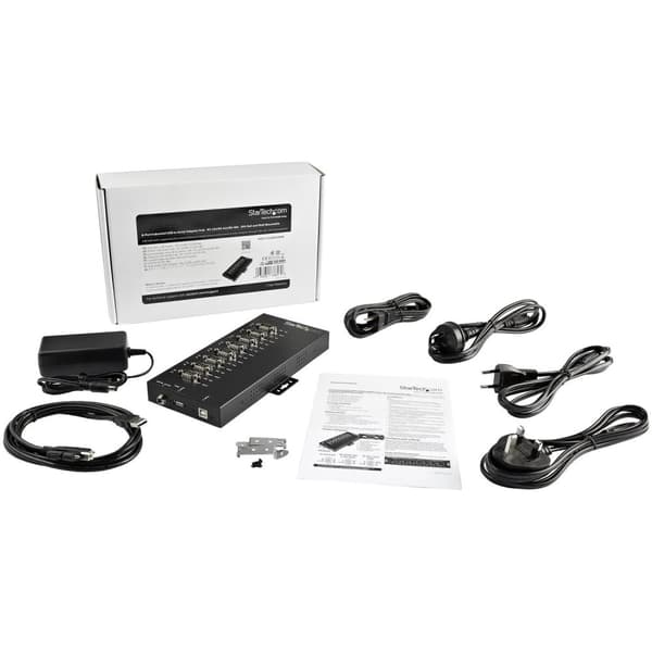StarTech.com 8-portars industriell USB till RS232/ 422/ 485 seriell adapter - 15kv ESD-skydd - USB till seriell adapter - seriell adapter - USB 2.0 -