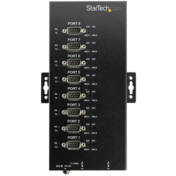StarTech.com 8-portars industriell USB till RS232/ 422/ 485 seriell adapter - 15kv ESD-skydd - USB till seriell adapter - seriell adapter - USB 2.0 -