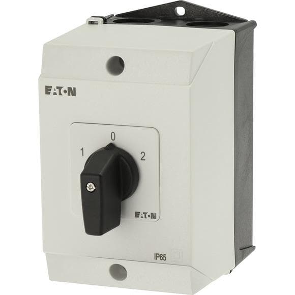 Eaton T0-3-8212/I1 Knastafbryder 20 A 2 x 60 ° Grå, Sort 1 stk.