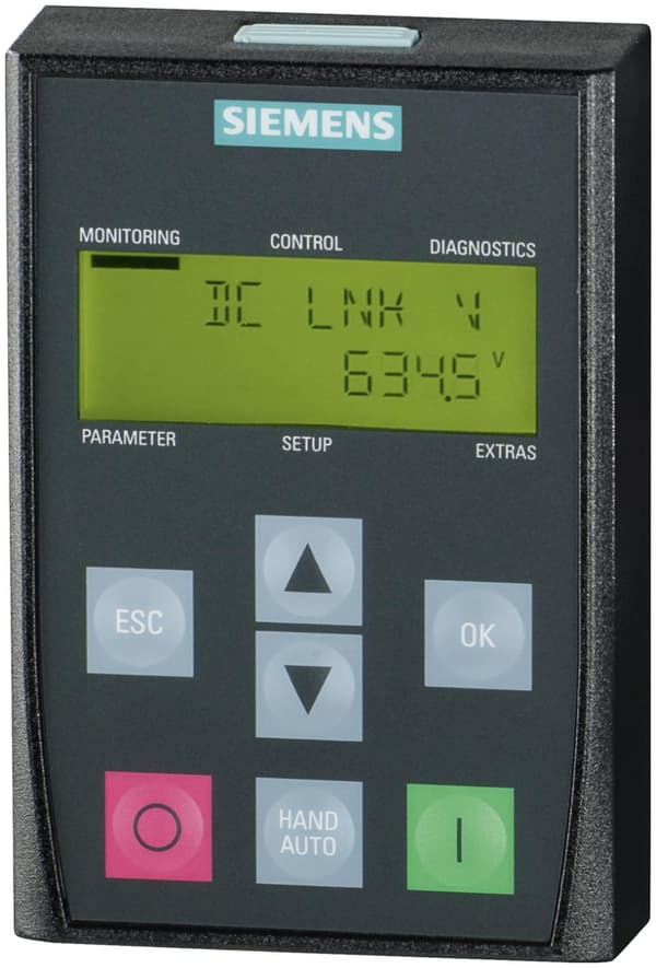 Siemens kontrolpanel BOP (Basic Operator Panel) SINAMICS G120 BOP 6SL3255-0AA00-4CA1 (6SL3255-0AA00-4CA1)