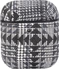 Miniatyrbillede 4 af 4: TERRATEC AirBox Beskyttelsesetui til AirPods Fabric Grain 3 Sort Hvid
