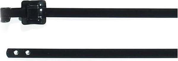 HellermannTyton 111-91161 MLT16SSC5-SS316/SP-BK Nippuside 430 mm 5 mm Black Band suljinlaipallinen, UV-stabiili 1 kpl