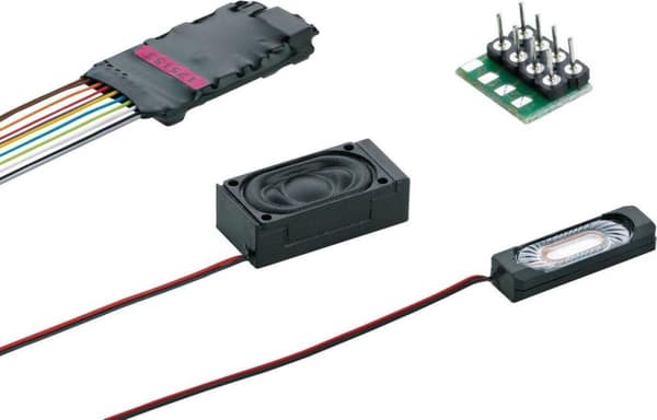 Märklin 60986 mSD/3 Lyddekoder med højttaler, med ekstra stik Diesellokomotiv med kabel, uden stik