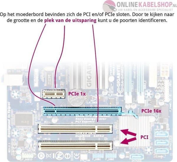 InLine serielt RS232 PCI-kort med 4 9-bens SUB-D-porte