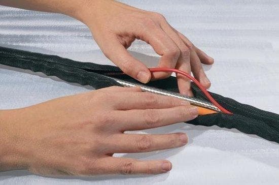HellermannTyton flettet slange 10...13 mm sort - 170-01002 (HELAGAINE TWIST-IN 13)
